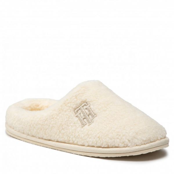 Pantofole TOMMY HILFIGER - FW0FW06137 Shaved Lemon Ice Z01