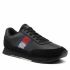 Sneakers Tommy Hilfiger - Essential Runner Flag Leather FM0FM03928 Black BDS