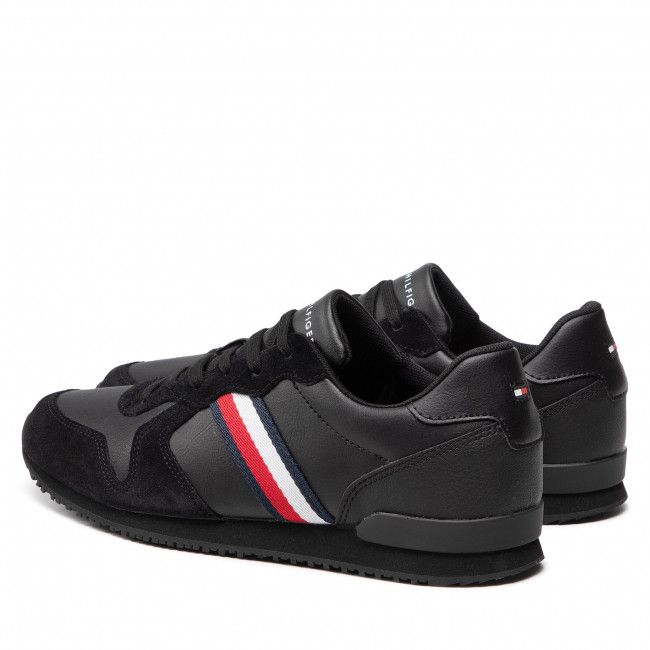 Sneakers Tommy Hilfiger - Iconic Leather Runner FM0FM03272 Black BDS