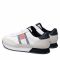Sneakers Tommy Hilfiger - Essential Runner Flag Leather FM0FM03928 White YBR