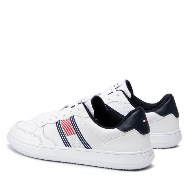 Sneakers TOMMY HILFIGER - Essential Leather Cupsole Evo FM0FM03904 White YBR