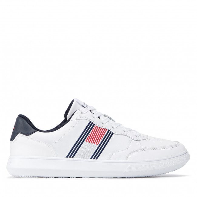 Sneakers TOMMY HILFIGER - Essential Leather Cupsole Evo FM0FM03904 White YBR