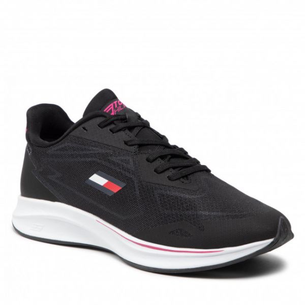 Sneakers TOMMY HILFIGER - Ts Sleek 1 Women FC0FC00033 Black BDS Sneakers TOMMY HILFIGER - Ts Sleek 1 Women FC0FC00033 Black BDS