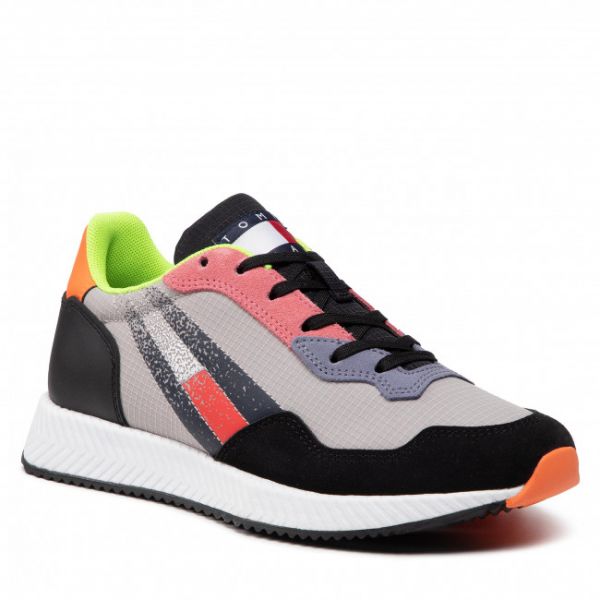 Sneakers TOMMY JEANS - Track Cleat Mix Runner EN0EN01654 Dip Watermelon Sneakers TOMMY JEANS - Track Cleat Mix Runner EN0EN01654 Dip Watermelon