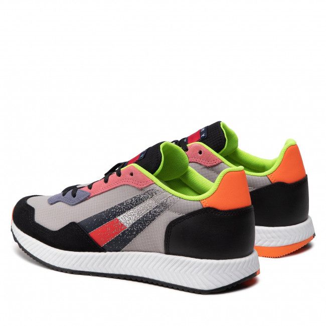 Sneakers TOMMY JEANS - Track Cleat Mix Runner EN0EN01654 Dip Watermelon