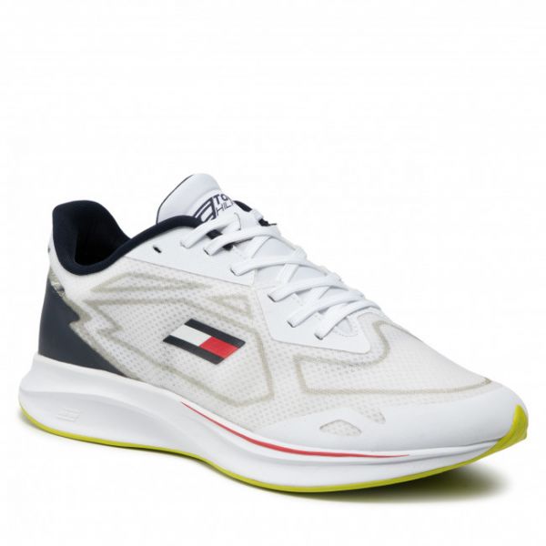 Sneakers TOMMY HILFIGER - Ts Sleek 1 FD0FD00034 White YBR Sneakers TOMMY HILFIGER - Ts Sleek 1 FD0FD00034 White YBR