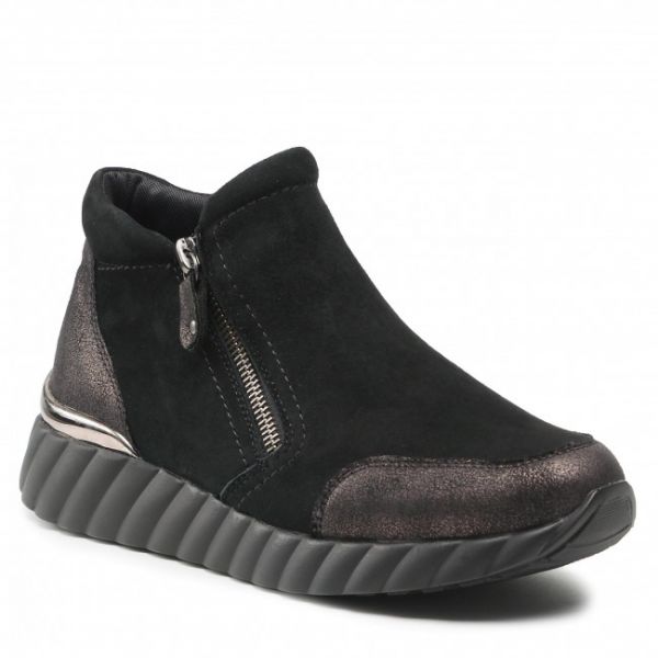 Sneakers REMONTE - D5980-02 Schwarz Kombi