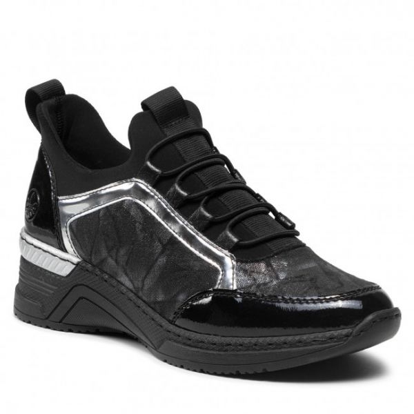 Sneakers RIEKER - N4379-00 Schwarz Kombi Sneakers RIEKER - N4379-00 Schwarz Kombi