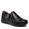 Scarpe basse CLARKS - Appley Zip 261624064 Black Leather
