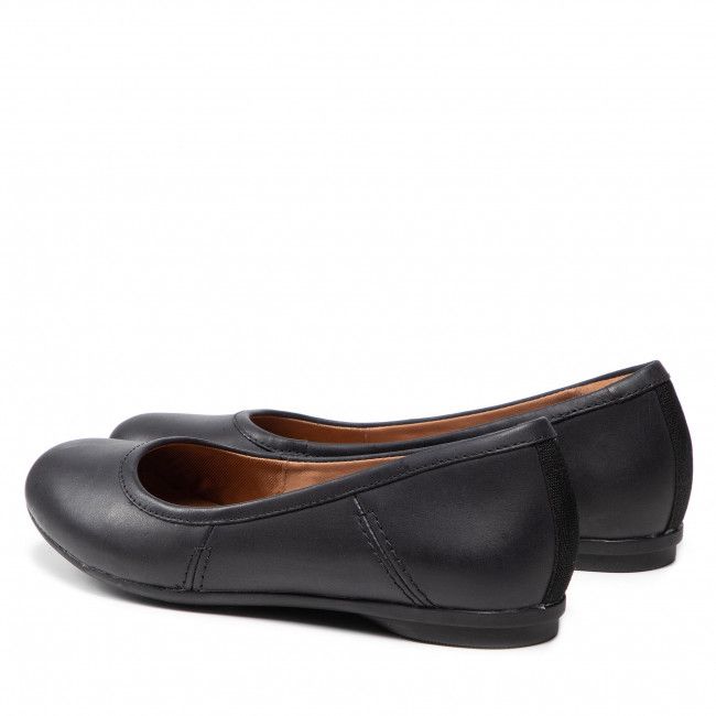 Ballerine CLARKS - Canebay Plain 261612824 Black Leather