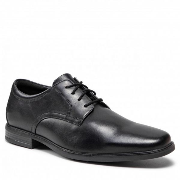 Scarpe basse Clarks - Howard Walk 261612857 Black Leather Scarpe basse Clarks - Howard Walk 261612857 Black Leather