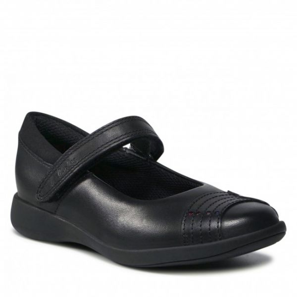 Scarpe basse CLARKS - Etch Beam K 261611436 Black Leather Scarpe basse CLARKS - Etch Beam K 261611436 Black Leather