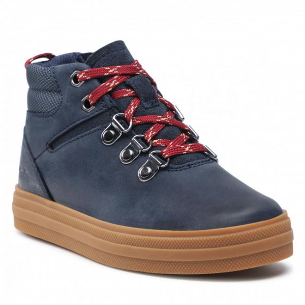 Polacchi Clarks - Nova Hike K 261619587 Navy Leather Polacchi Clarks - Nova Hike K 261619587 Navy Leather