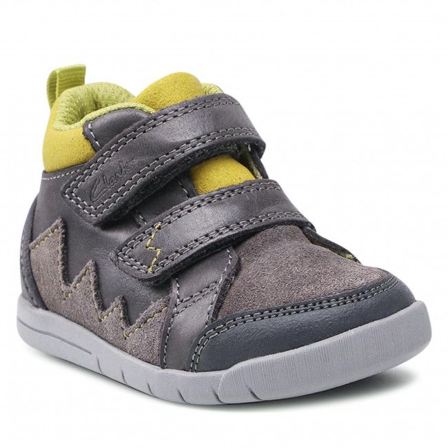 Polacchi CLARKS - Rex Park T 261626427 Grey Leather