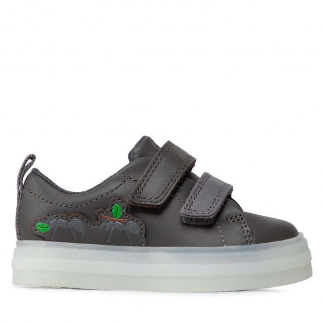 Sneakers Clarks - Flare Bug T 261620627 Dark Grey Lea