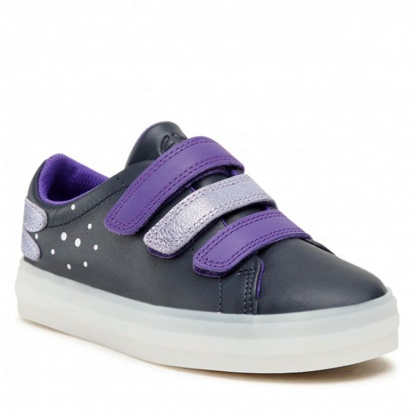 Sneakers Clarks - Flare Fly K 261619136 Black Combi Sneakers Clarks - Flare Fly K 261619136 Black Combi