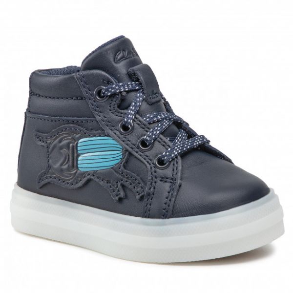 Sneakers CLARKS - Flare Fox T 261620587 Navy Combi Sneakers CLARKS - Flare Fox T 261620587 Navy Combi