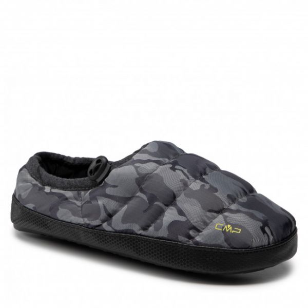Pantofole CMP - Doorsteps Lyinx Slipper 31Q4817 Titanio/Nero 39UH