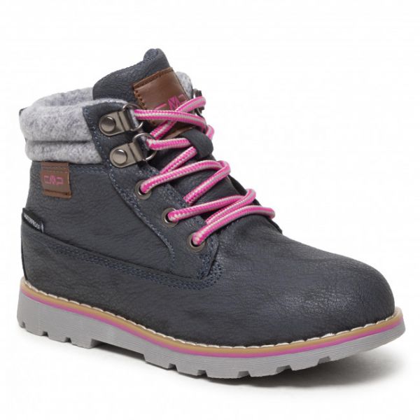 Polacchi CMP - Kids Thuban Lifestyle Shoes Wp 39Q4944 Antracite/Carminio Polacchi CMP - Kids Thuban Lifestyle Shoes Wp 39Q4944 Antracite/Carminio