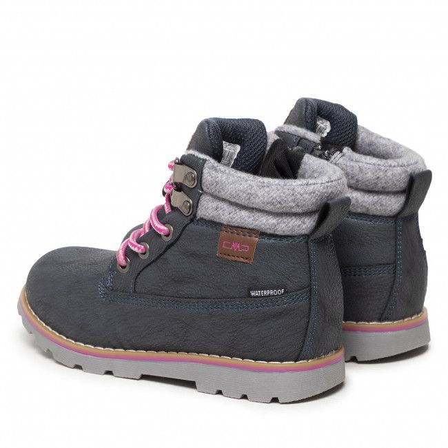 Polacchi CMP - Kids Thuban Lifestyle Shoes Wp 39Q4944 Antracite/Carminio