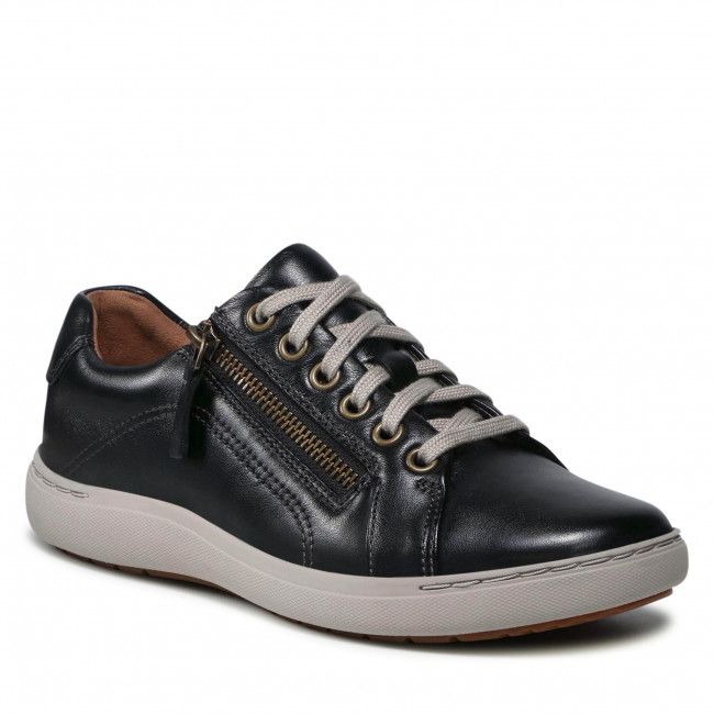 Sneakers CLARKS - Nalle Lace 261591244 Black Leather