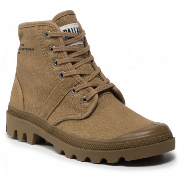 Scarponcini Palladium - Plbrs Lgn U 77018-307-M Olive Scarponcini Palladium - Plbrs Lgn U 77018-307-M Olive