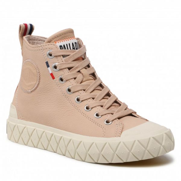 Scarpe da ginnastica PALLADIUM - Palla Ace Mid Lth Ul 77174-278-M Nude Light
