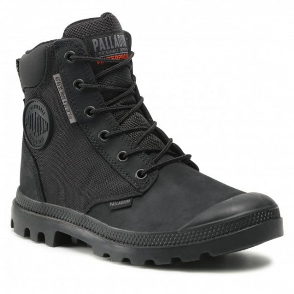Scarponcini Palladium - Pampa Sc Wpn U-S 77235-010-M Black/Black Scarponcini Palladium - Pampa Sc Wpn U-S 77235-010-M Black/Black