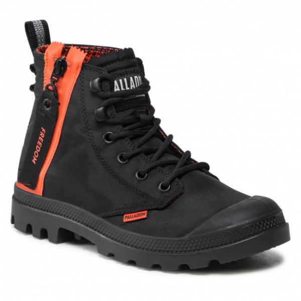 Scarponcini Palladium - Pampa Unlocked 77239-010-M Black/Black Scarponcini Palladium - Pampa Unlocked 77239-010-M Black/Black