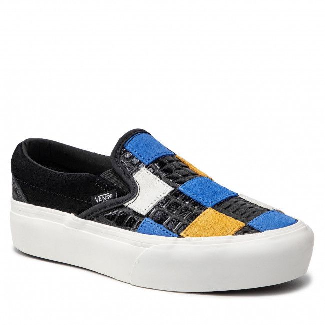 Scarpe sportive Vans - Classic Slip-On P VN0A3JEZ1L21 (Croc Suede Check)Mlt/Blk