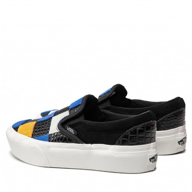 Scarpe sportive Vans - Classic Slip-On P VN0A3JEZ1L21 (Croc Suede Check)Mlt/Blk