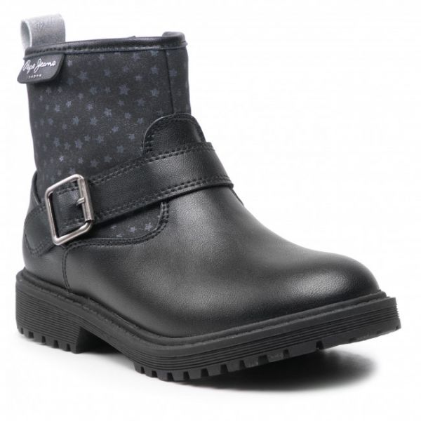 Stivali Pepe Jeans - Hatton Motoclub PGS50166 Black 999 Stivali Pepe Jeans - Hatton Motoclub PGS50166 Black 999