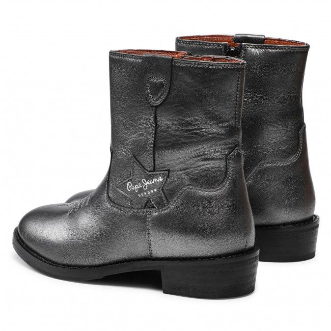 Stivali PEPE JEANS - Western Metal PGS50175 Silver 934