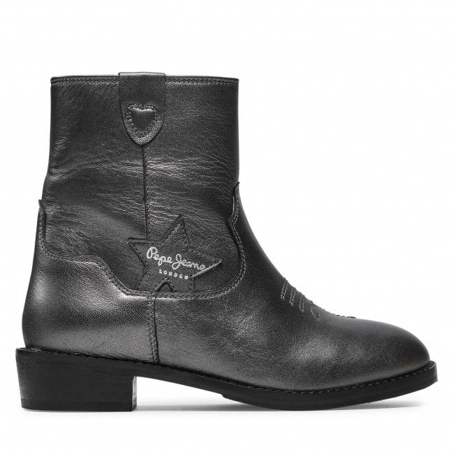 Stivali PEPE JEANS - Western Metal PGS50175 Silver 934