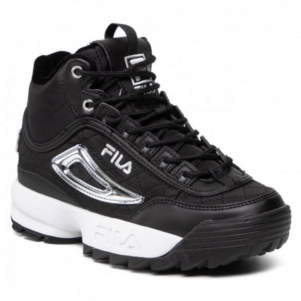 Sneakers FILA - Disruptor Q Mid Wmn 1011407.11X Black/Silver