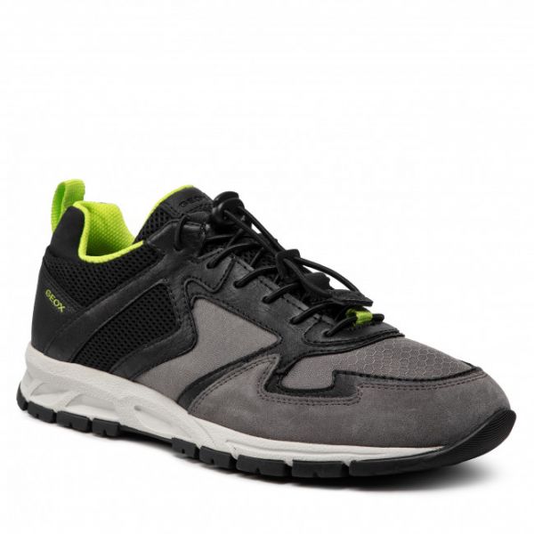 Sneakers Geox - U Delray A U25A7A 011PT C0043 Grey/Black Sneakers Geox - U Delray A U25A7A 011PT C0043 Grey/Black