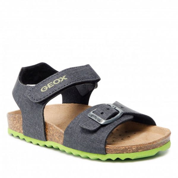 Sandali Geox - J Ghita B. B J028LB 000BU C0802 M Black/Lime Sandali Geox - J Ghita B. B J028LB 000BU C0802 M Black/Lime