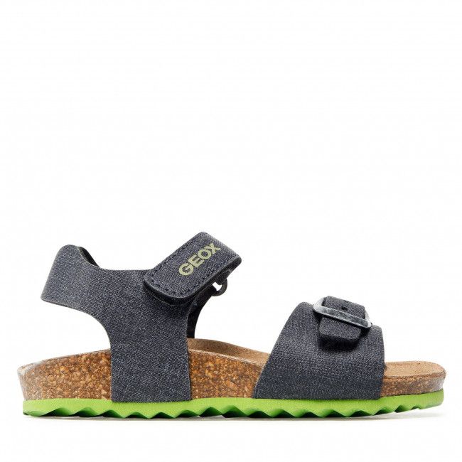 Sandali Geox - J Ghita B. B J028LB 000BU C0802 M Black/Lime