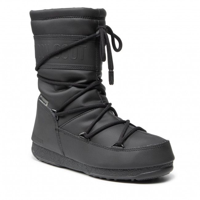 Stivali da neve MOON BOOT - Mid Rubber Wp 24010300 Black