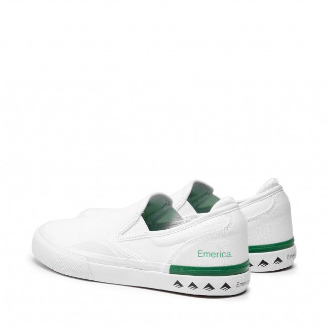 Scarpe sportive EMERICA - Wino G6 Slip-On 6101000111 White/Green 167