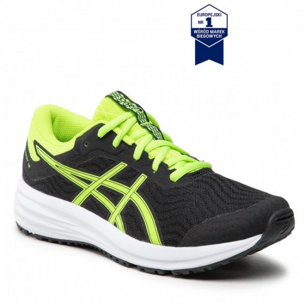 Scarpe Asics - Patriot 12 Gs 1014A139 Black/Hazard Green 011 Scarpe Asics - Patriot 12 Gs 1014A139 Black/Hazard Green 011