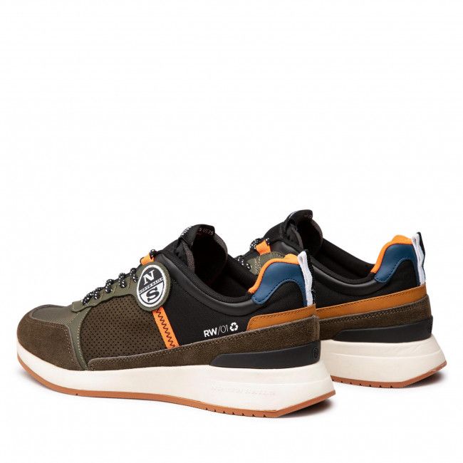 Sneakers NORTH SAILS - RW/01 Island 042 Military Green/Black/Orange