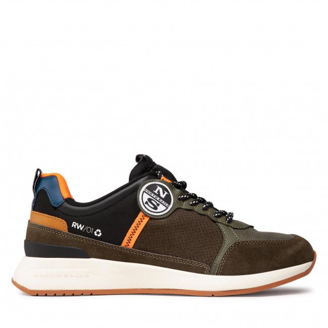 Sneakers NORTH SAILS - RW/01 Island 042 Military Green/Black/Orange