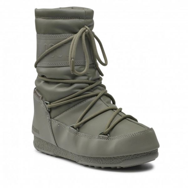 Stivali da neve MOON BOOT - Mid Rubber Wp 24010300002 Khaki Stivali da neve MOON BOOT - Mid Rubber Wp 24010300002 Khaki