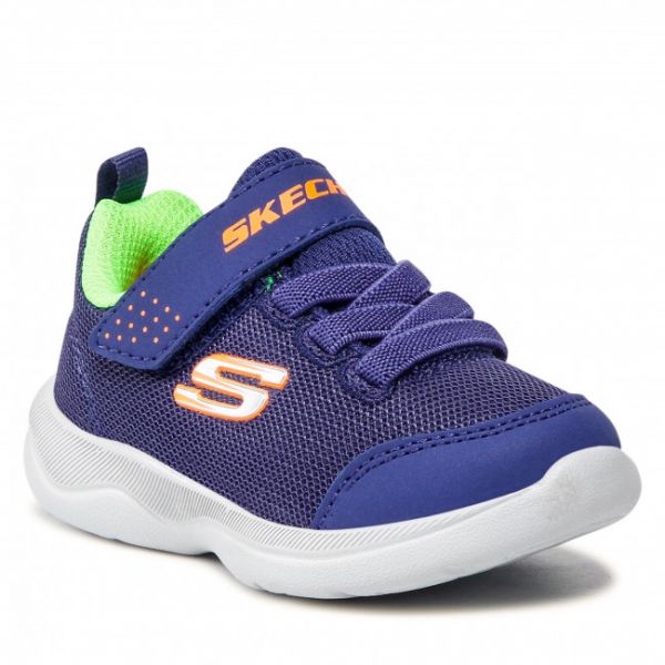 Sneakers SKECHERS - Mini Wanderer 407300N/NVLM Navy/Lime Sneakers SKECHERS - Mini Wanderer 407300N/NVLM Navy/Lime