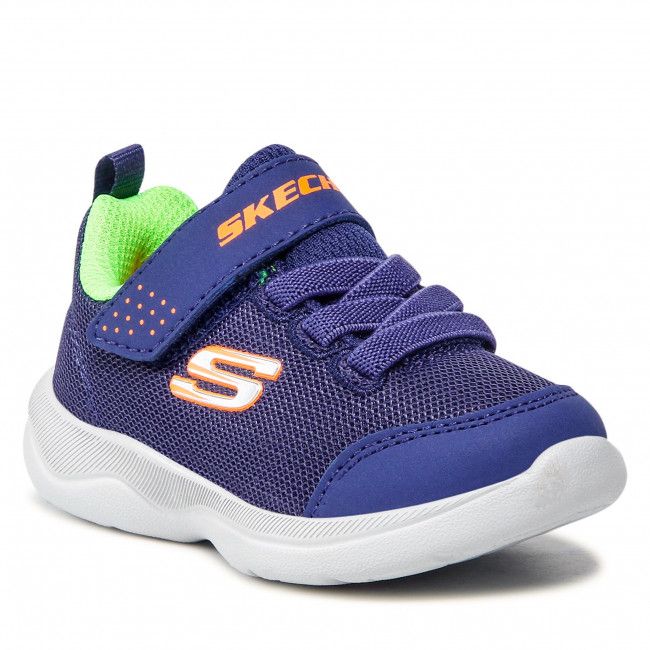 Sneakers SKECHERS - Mini Wanderer 407300N/NVLM Navy/Lime