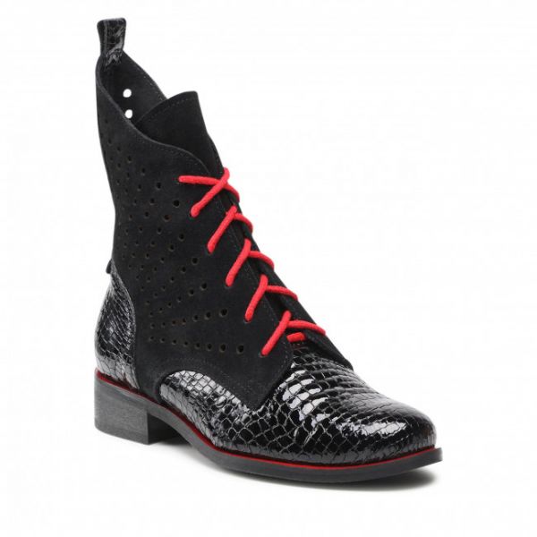 Tronchetti ROBERTO - EV32 Czarny Wąż/Welur