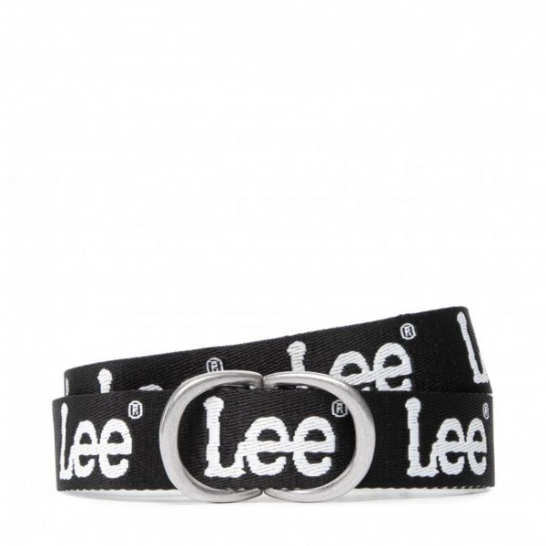Cintura da uomo LEE - Logo Belt LA782001 Black