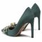 Scarpe stiletto BALDOWSKI - D03678-1451-004 Zamsz Zielony 728
