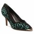 Scarpe stiletto BALDOWSKI - D03763-3359-001 Zamsz Czarny/Nairobi Zielony
